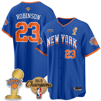 NYK 2026 NBA Champions Vapor Jersey - Stitched-DTD