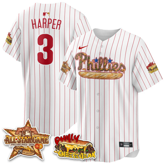 Philadelphia Phillies Cheesesteak Edition Vapor Limited Jersey - Stitched-DTD