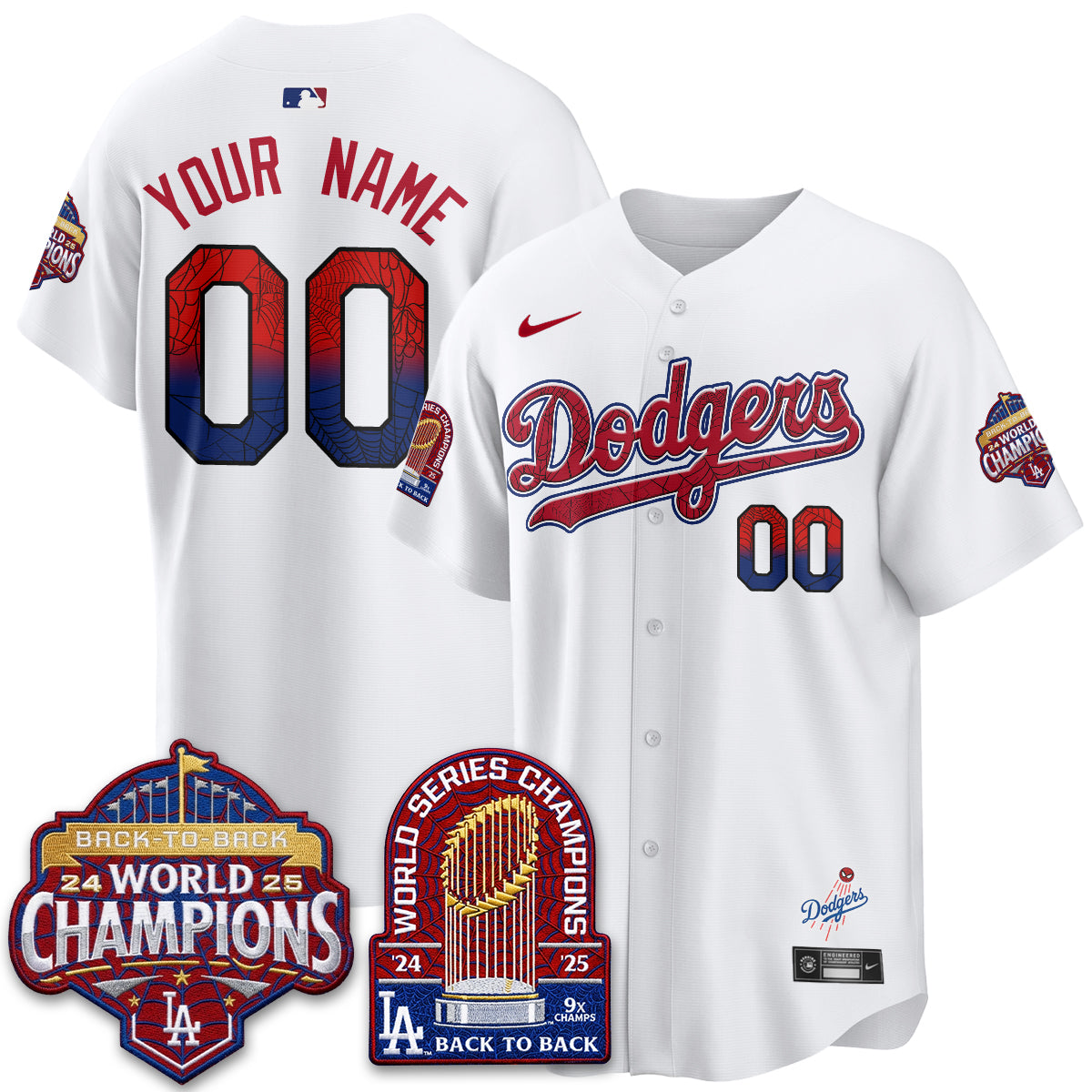 LAD x Web-Head 2026 Vapor Custom Jersey - Stitched-DTD