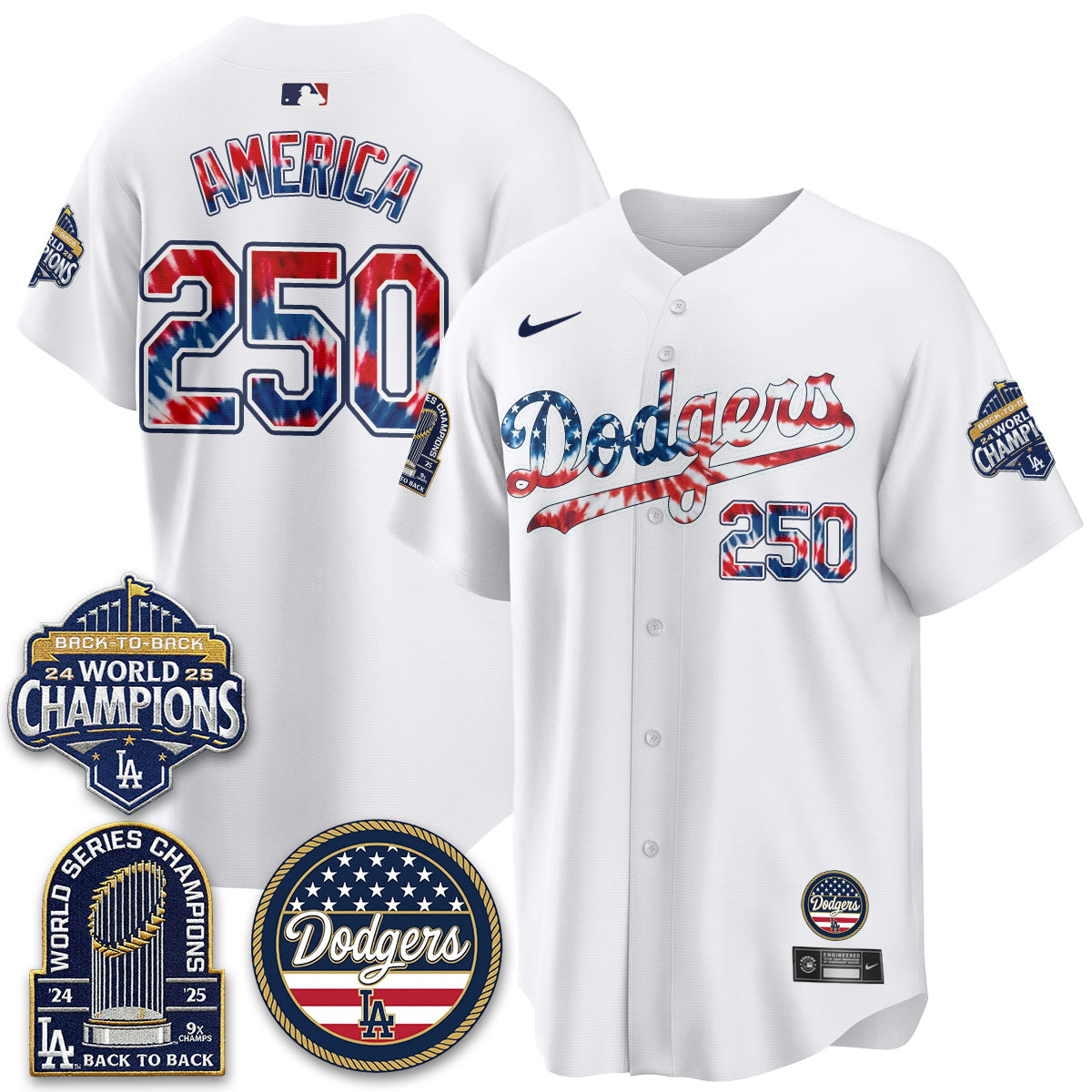 LAD Americana 2026 Vapor Limited Jersey - Stitched-DTD