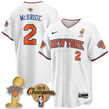 NYK 2026 NBA Champions Vapor Jersey - Stitched-DTD