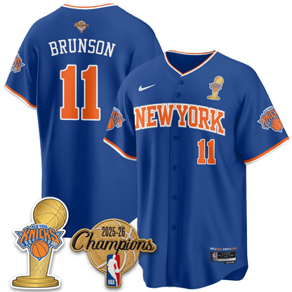 NYK 2026 NBA Champions Vapor Jersey - Stitched-DTD