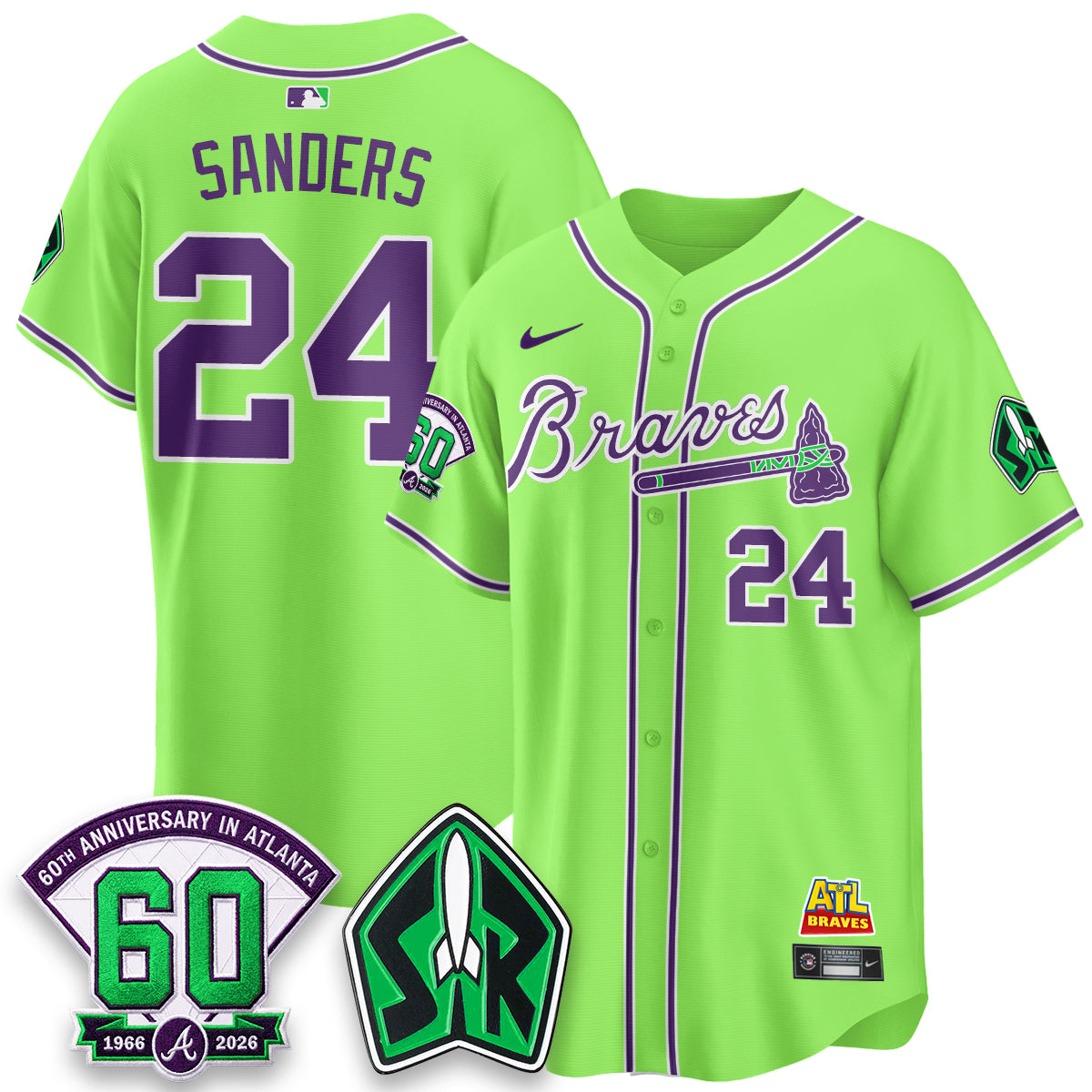 ATL 60th Anniversary Space Ranger Edition Vapor Limited Jersey - All Stitched-DTD
