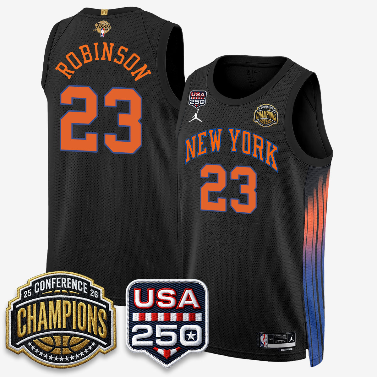 NYK 2026 NBA Eastern Conference Champions City Edition Jersey V2- Stitched-DTD