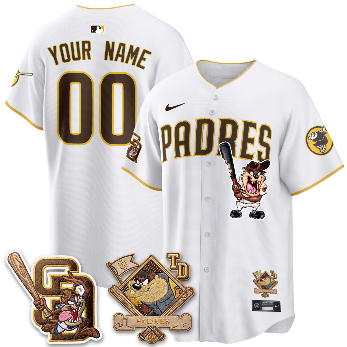 SD x Cat 2026 Vapor Limited Custom Jersey - Stitched-DTD