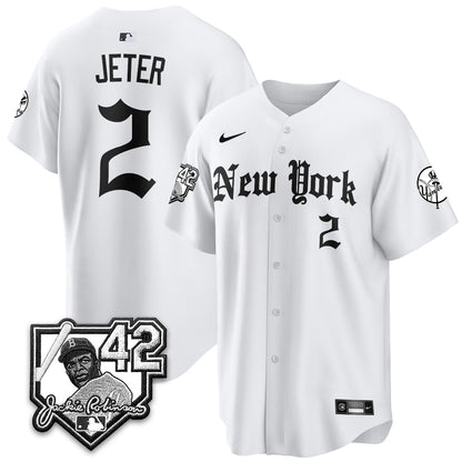 NYY 2026 Jackie Robinson Day Gothic Vapor Limited Jersey - All Stitched-DTD