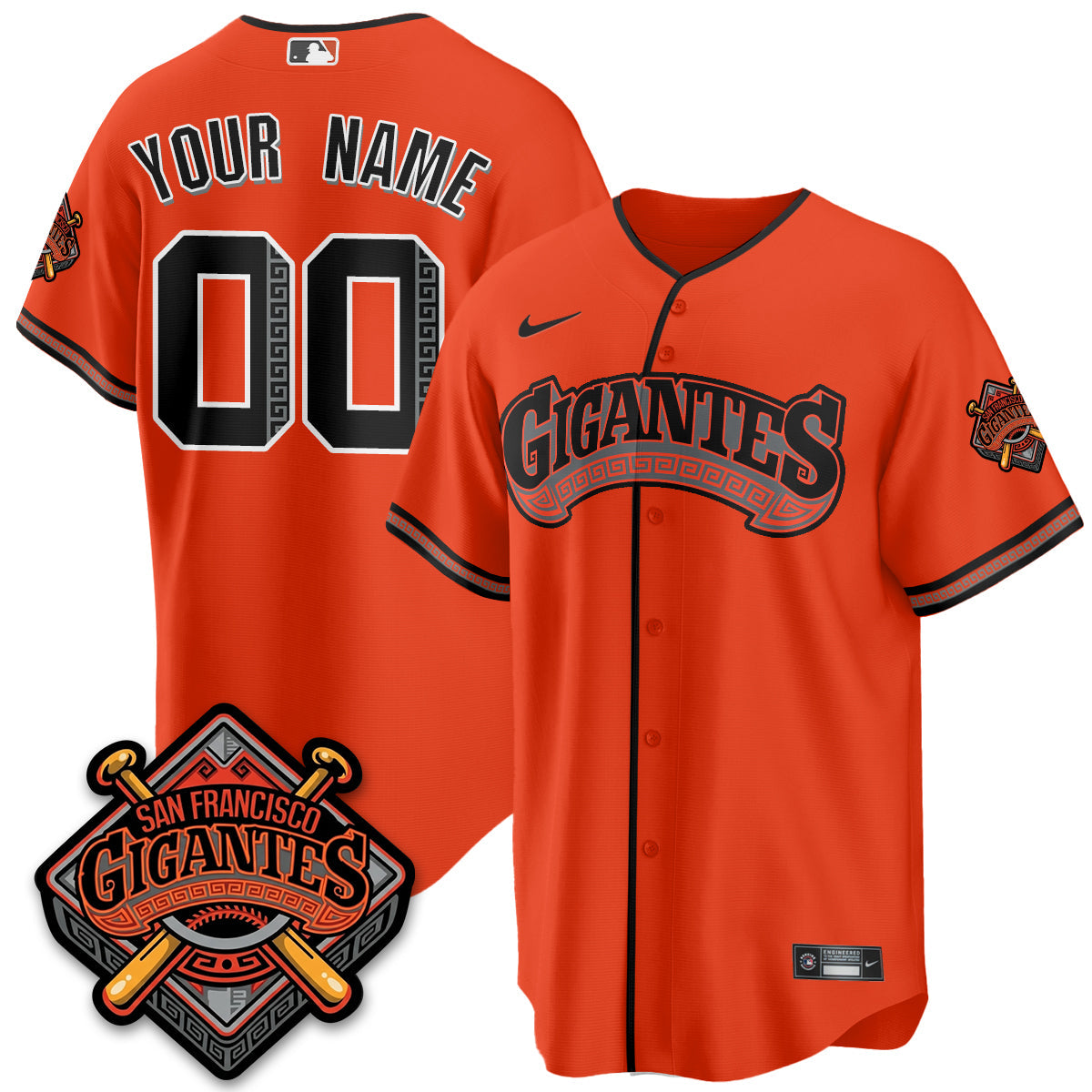 SF GIGANTES Vapor Limited Custom Jersey - All Stitched-DTD