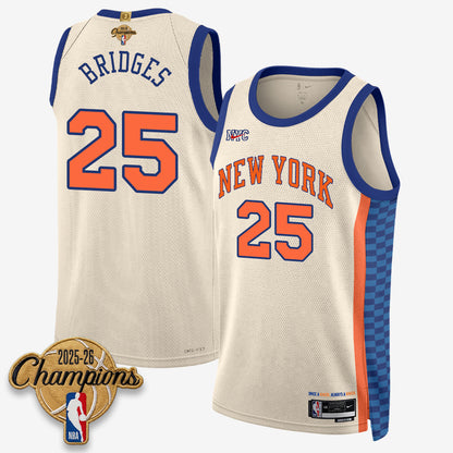 NYK 2026 Basketball Champions Vapor Jersey V2- Stitched-DTD
