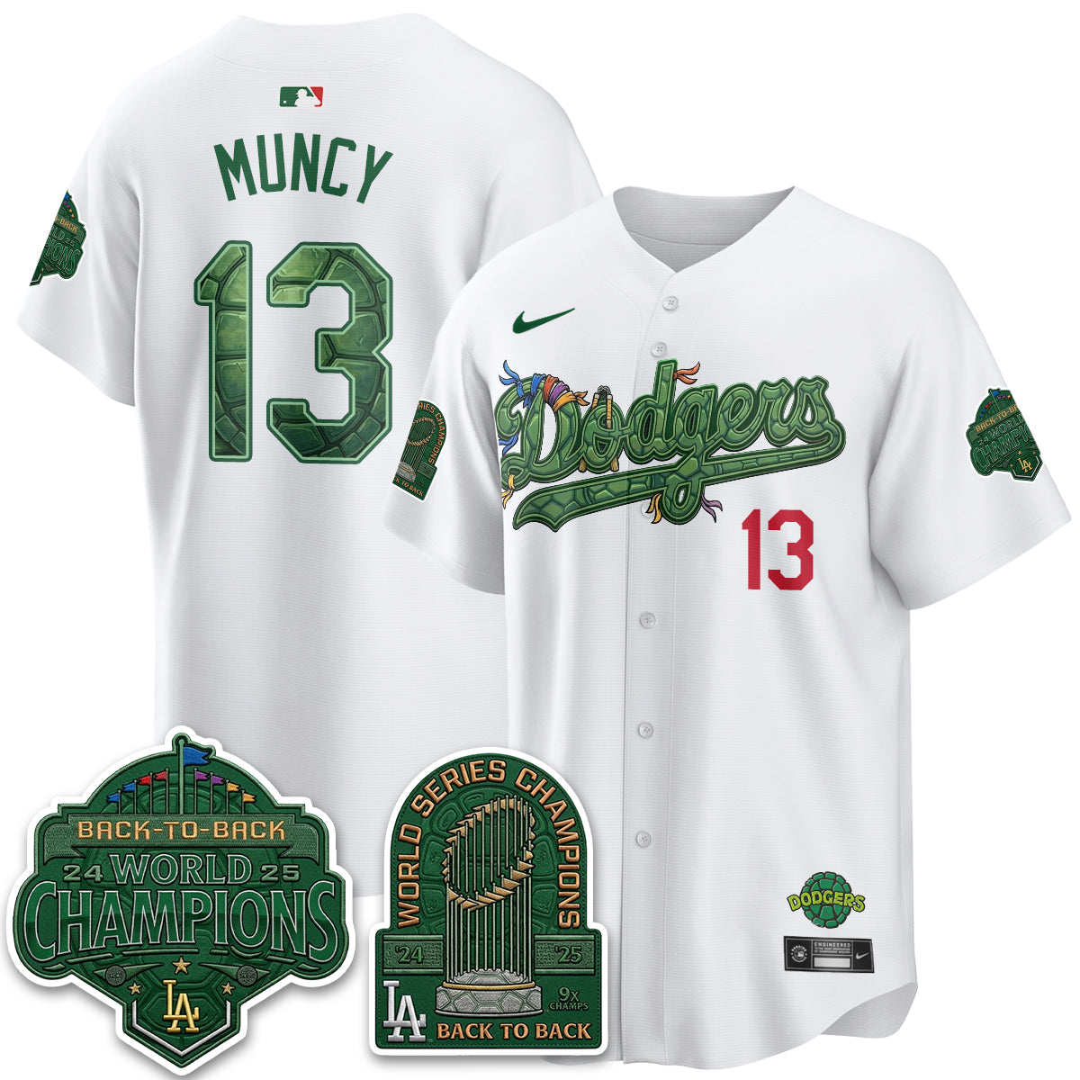 LAD x TMNT 2026 Vapor Jersey - Stitched-DTD