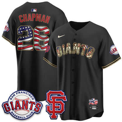 San Francisco Giants2026 Independence Day USA Jersey - All Stitched-DTD