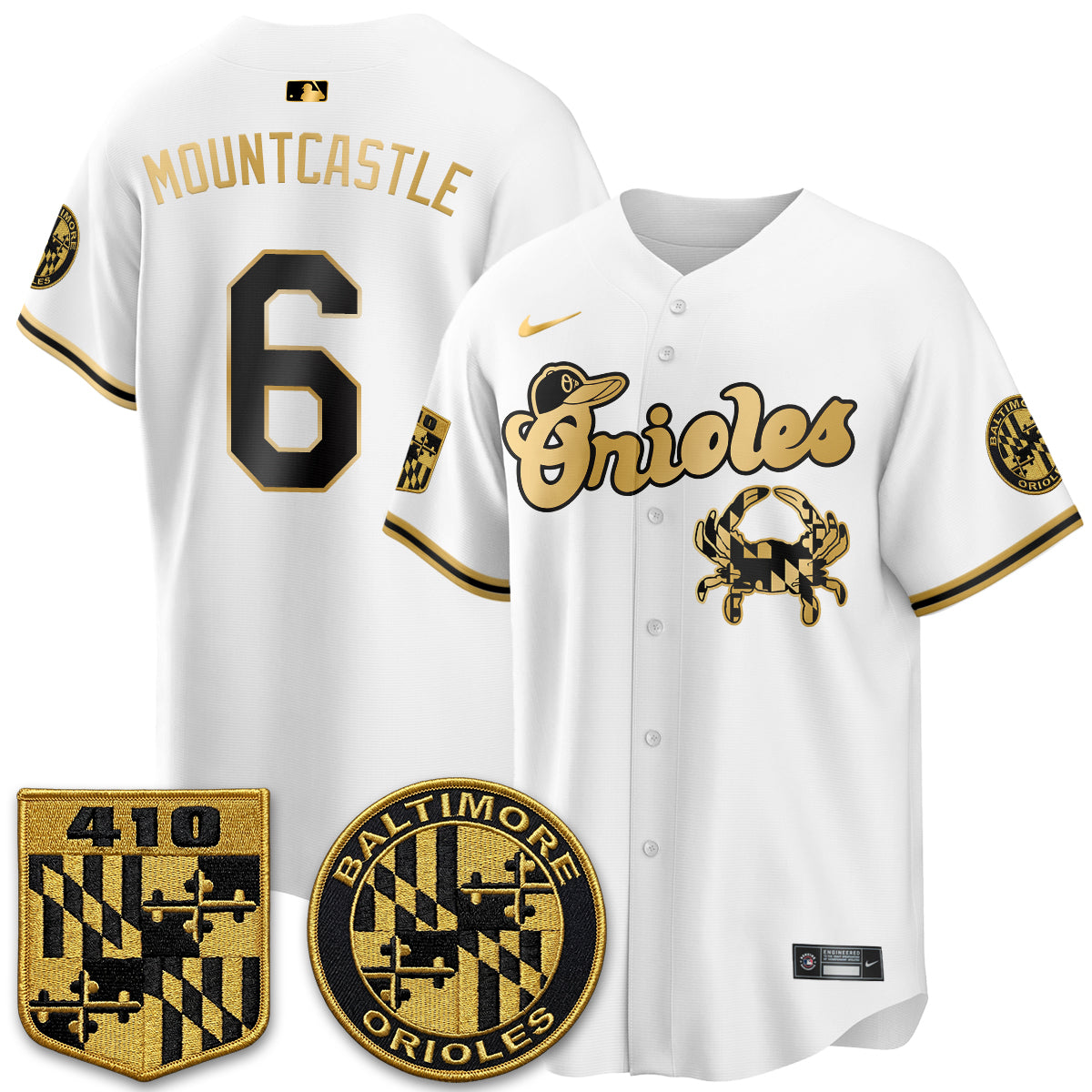 BAL Maryland Flag Vapor Limited Jersey - Stitched-DTD