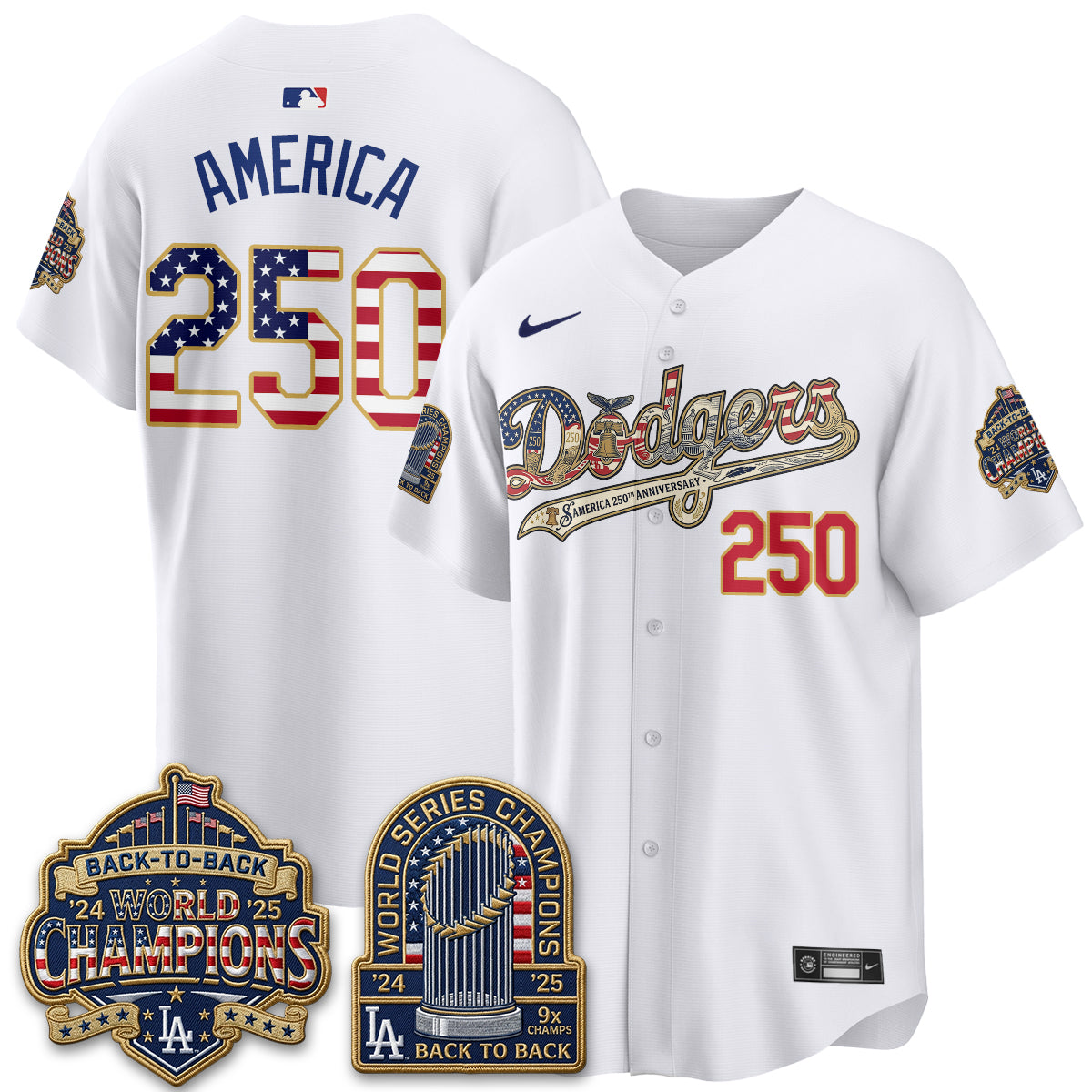 LAD America 250th Anniversary Limited Jersey - Stitched-DTD