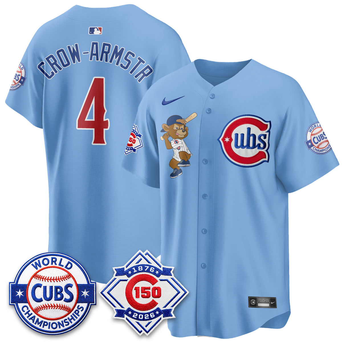 Chicago Cubs Clark Edition Vapor Limited Jersey - Stitched-DTD