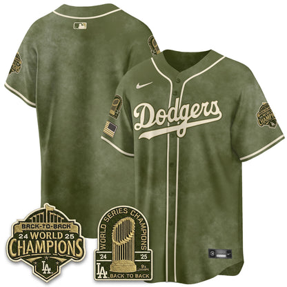 LAD New Era Olive 2026 Armed Forces Day Jersey -All Stitched-DTD