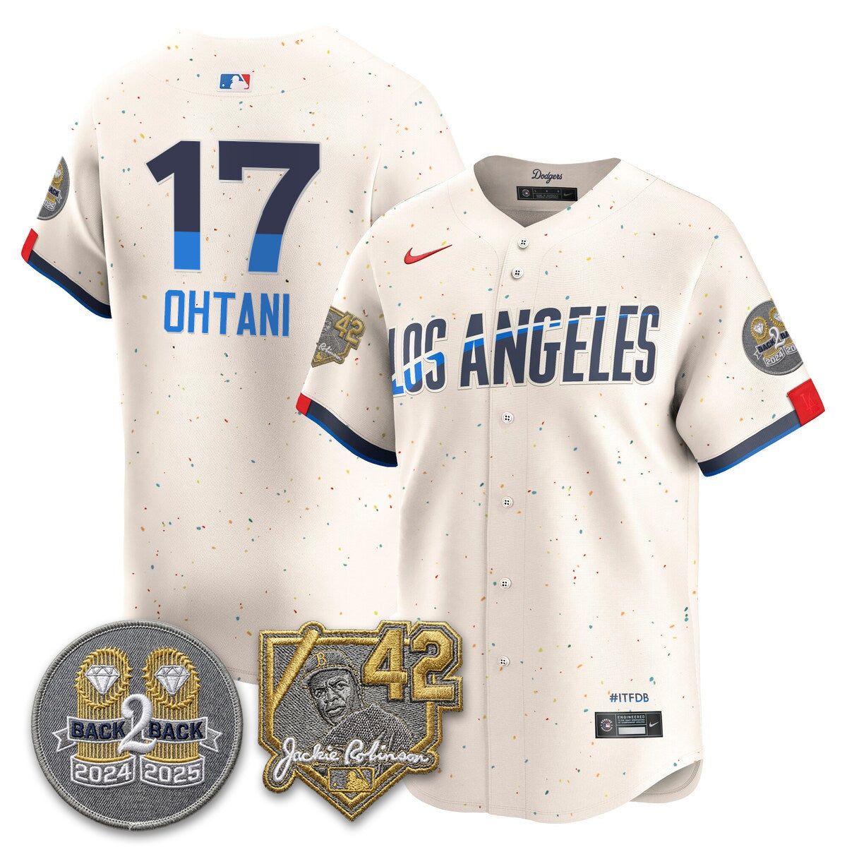 LAD -  2026 Jackie Robinson Day Vapor Limited Jersey - All Stitched-DTD