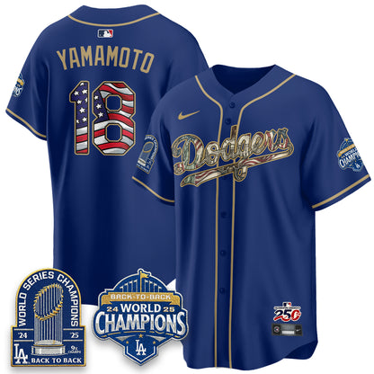 LAD 2026 Independence Day USA Vapor Limited Jersey - Stitched-DTD
