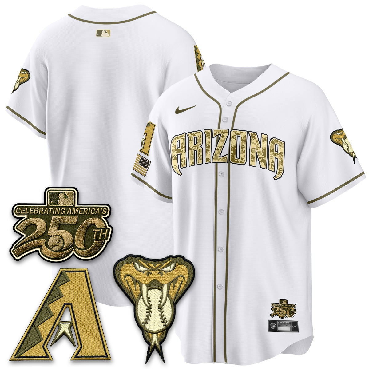 ARI Salute to Service 2026 Vapor Premier Limited Jersey - All Stitched-DTD