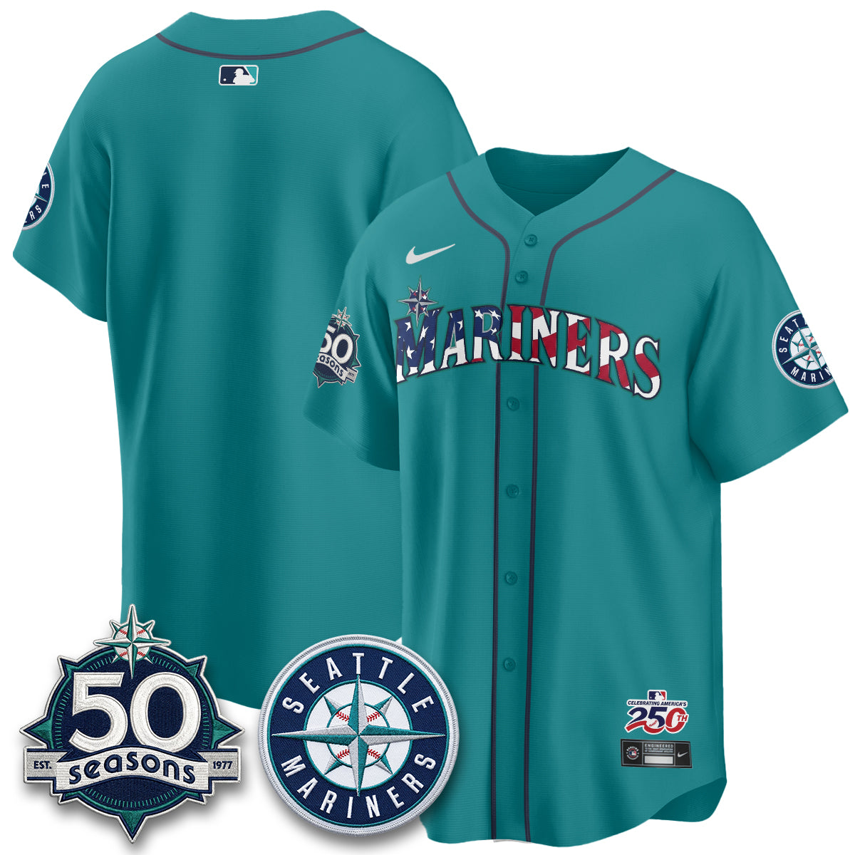 SEA Americana 2026 Vapor Limited Jersey - Stitched-DTD