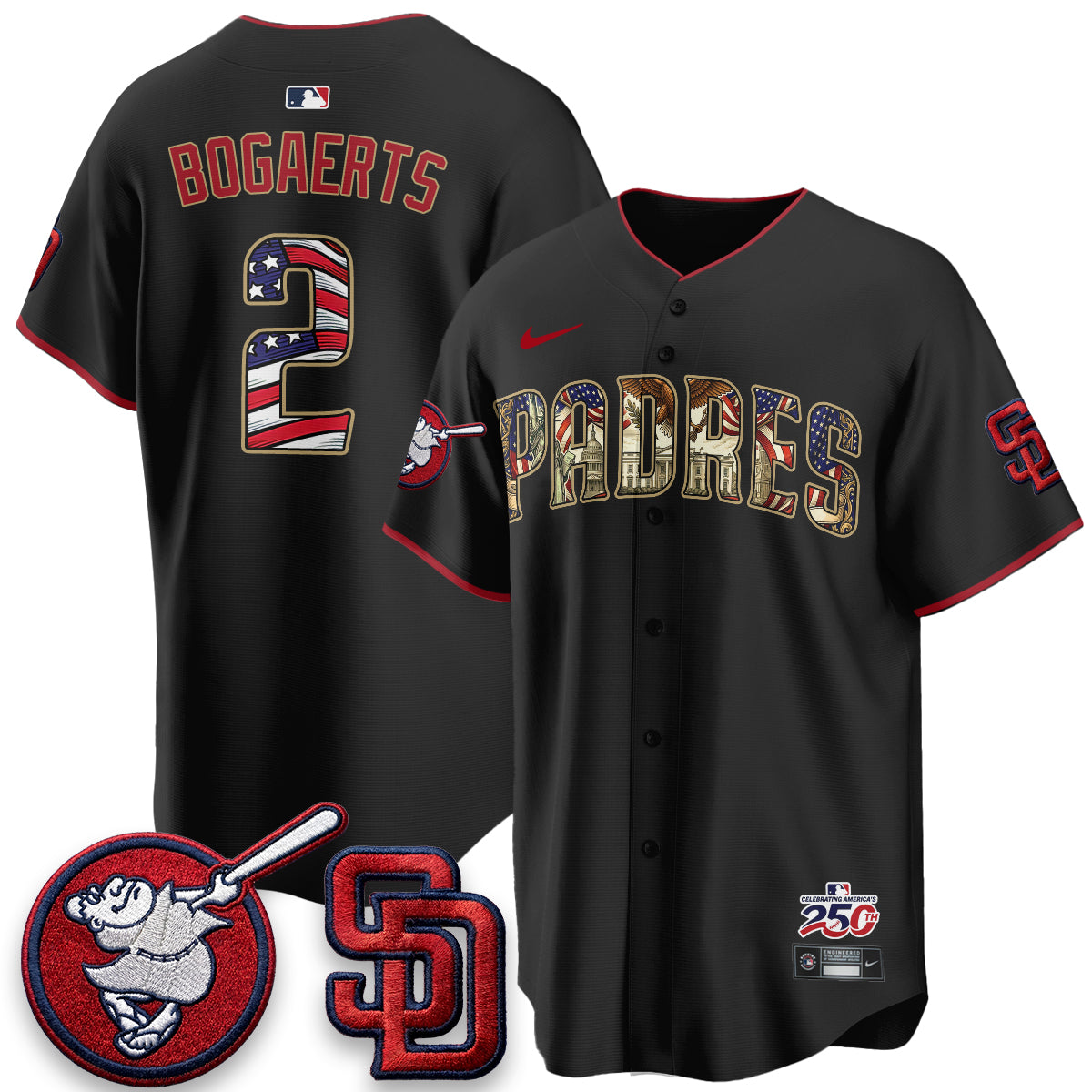SD 2026 Independence Day USA Vapor Limited Jersey - Stitched-DTD