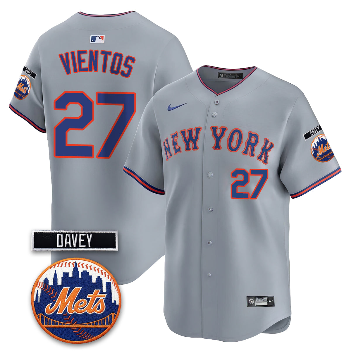 NYM 2026 Davey Johnson Memorial Vapor Limited Jersey - All Stitched-DTD