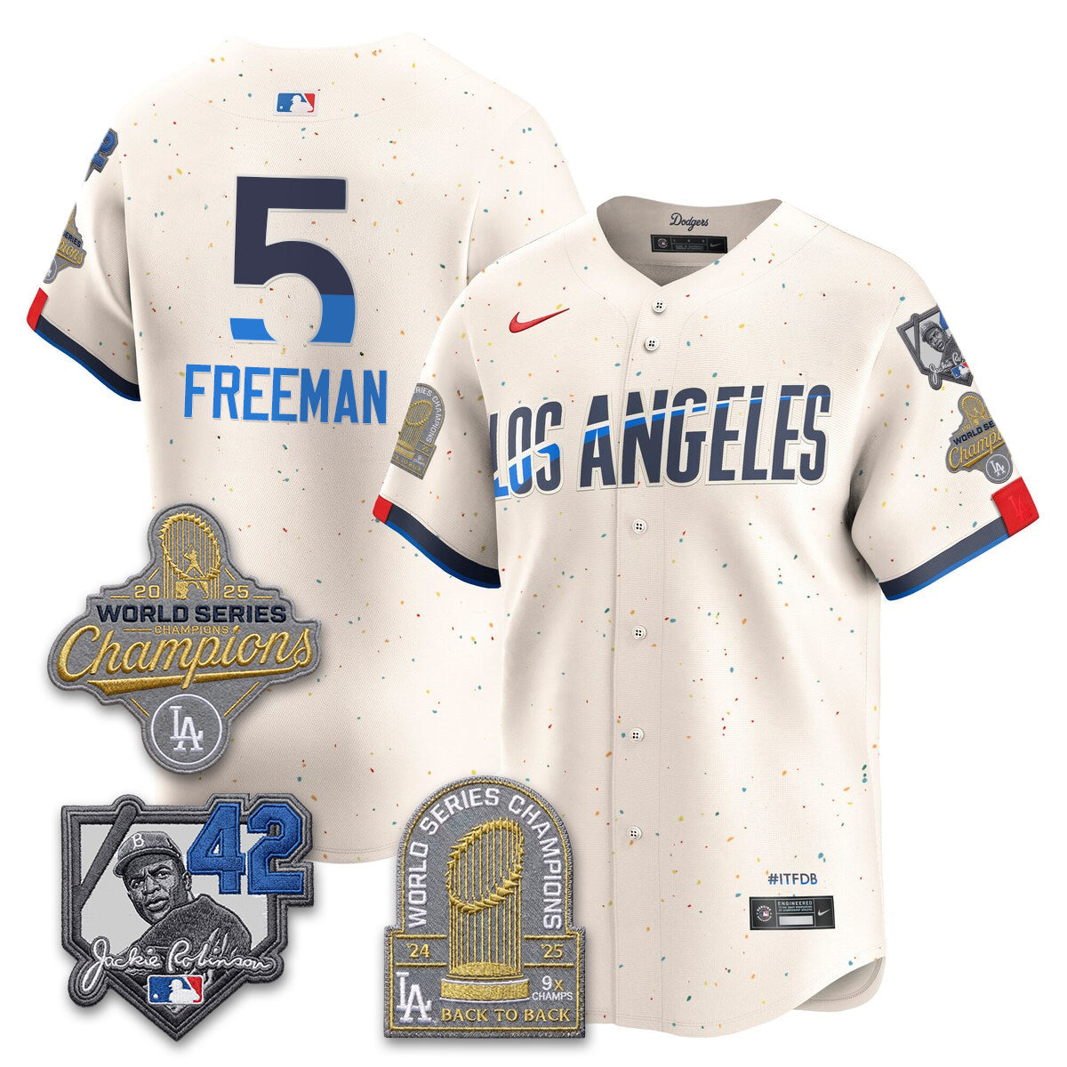 LAD 2026 Jackie Robinson New Era Vapor Limited Jersey - All Stitched-DTD