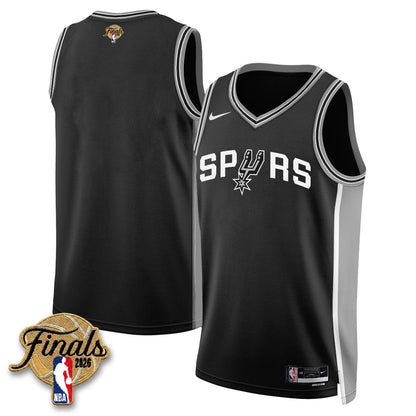 SAS 2026 NBA Western Conference Champions Vapor Jersey V2- Stitched-DTD