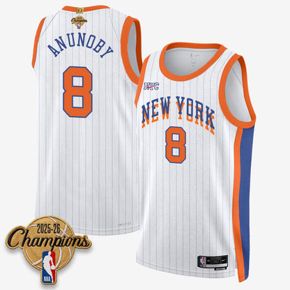NYK 2026 Basketball Champions Vapor Jersey V2- Stitched-DTD