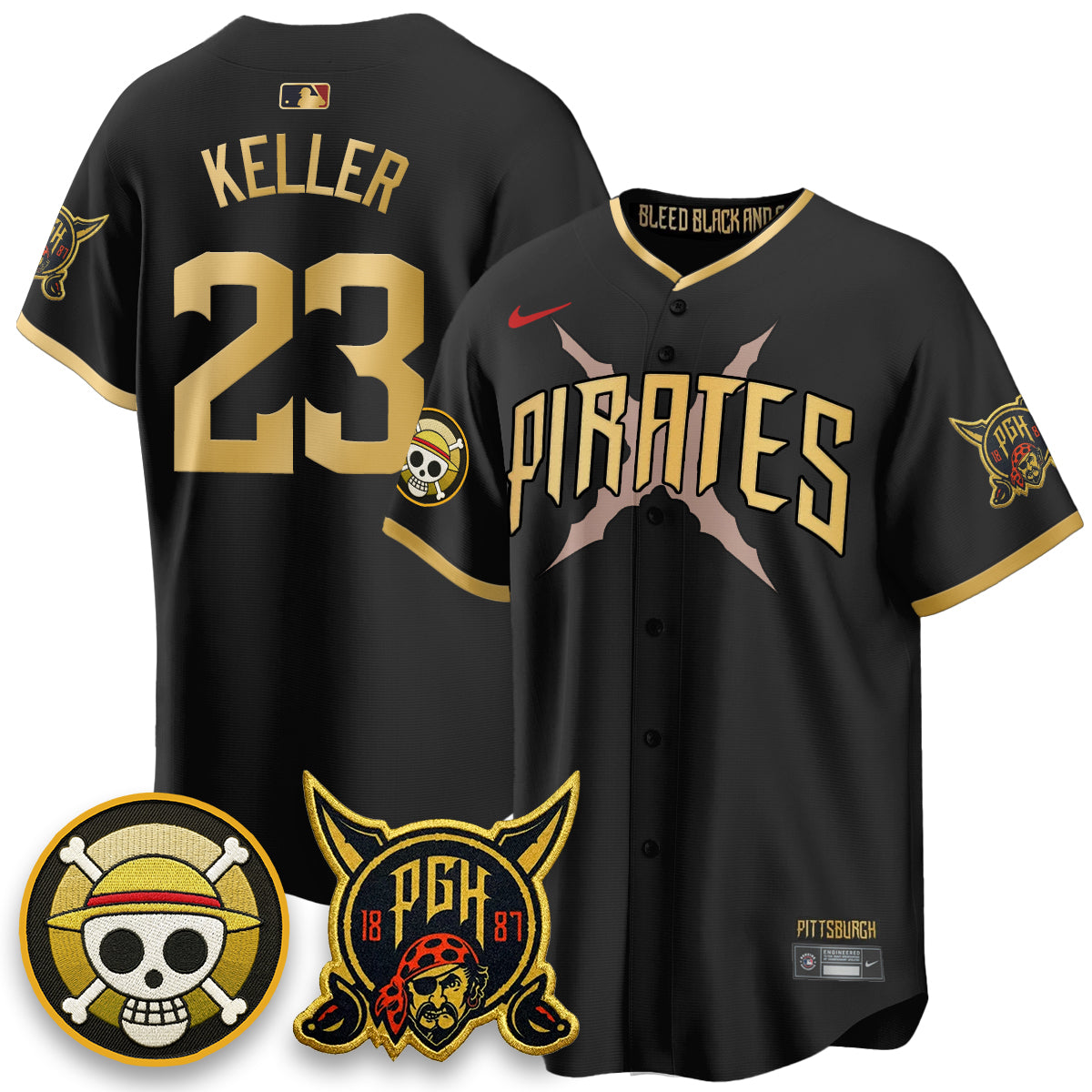 PIT 2026 City Connect x One Piece Vapor Limited Jersey - All Stitched-DTD