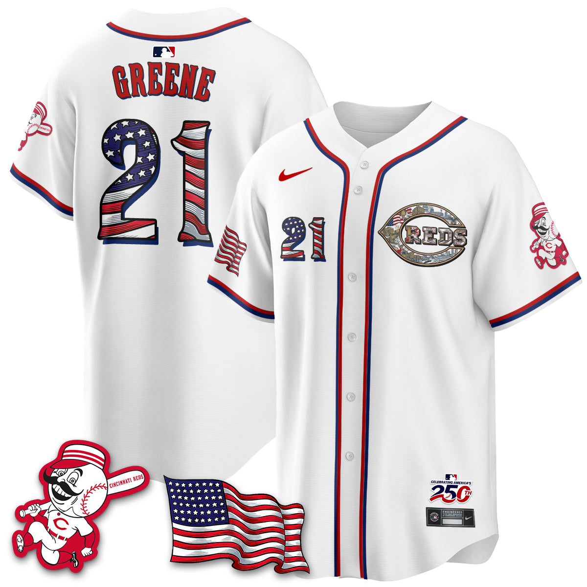 CIN 2026 Independence Day USA Vapor Limited Jersey - Stitched-DTD