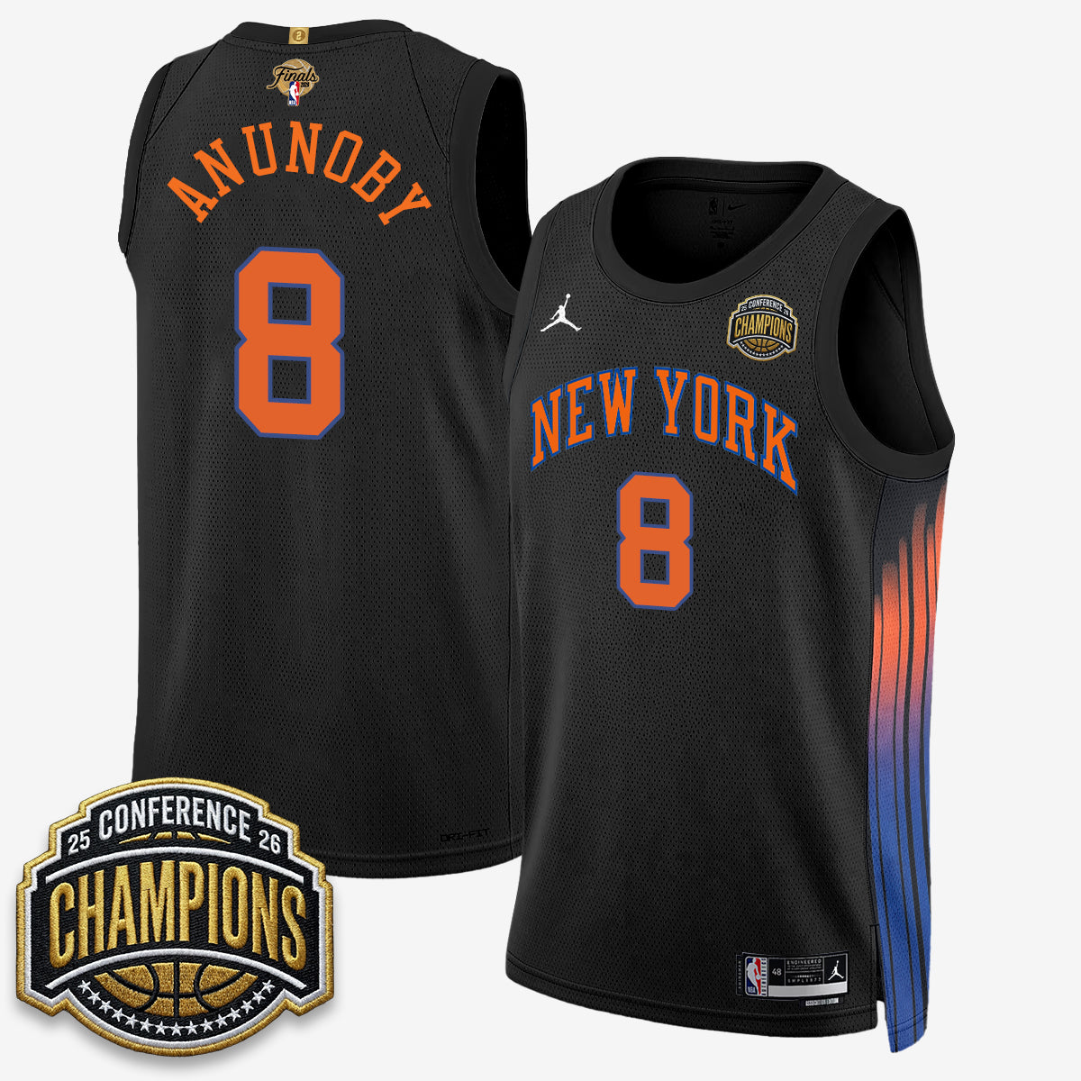 NYK 2026 NBA Finals City Edition Jersey V3- Stitched-DTD