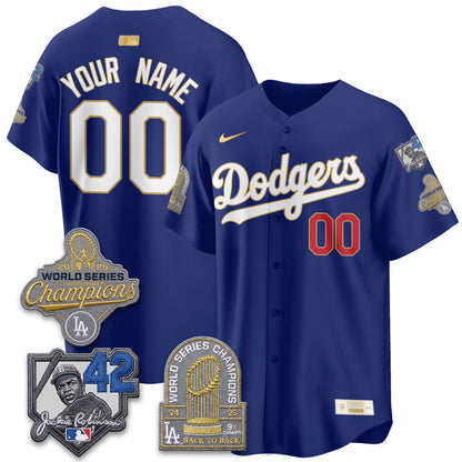 LAD 2026 Jackie Robinson New Era Vapor Custom Limited Jersey - All Stitched-DTD