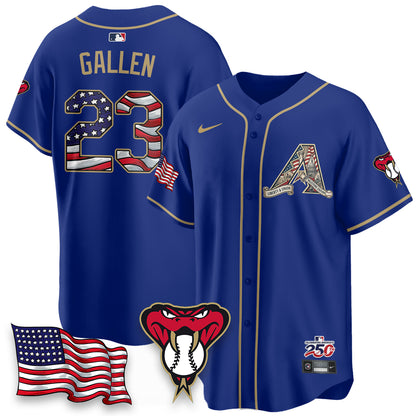 ARI 2026 Independence Day USA Vapor Limited Jersey - Stitched-DTD