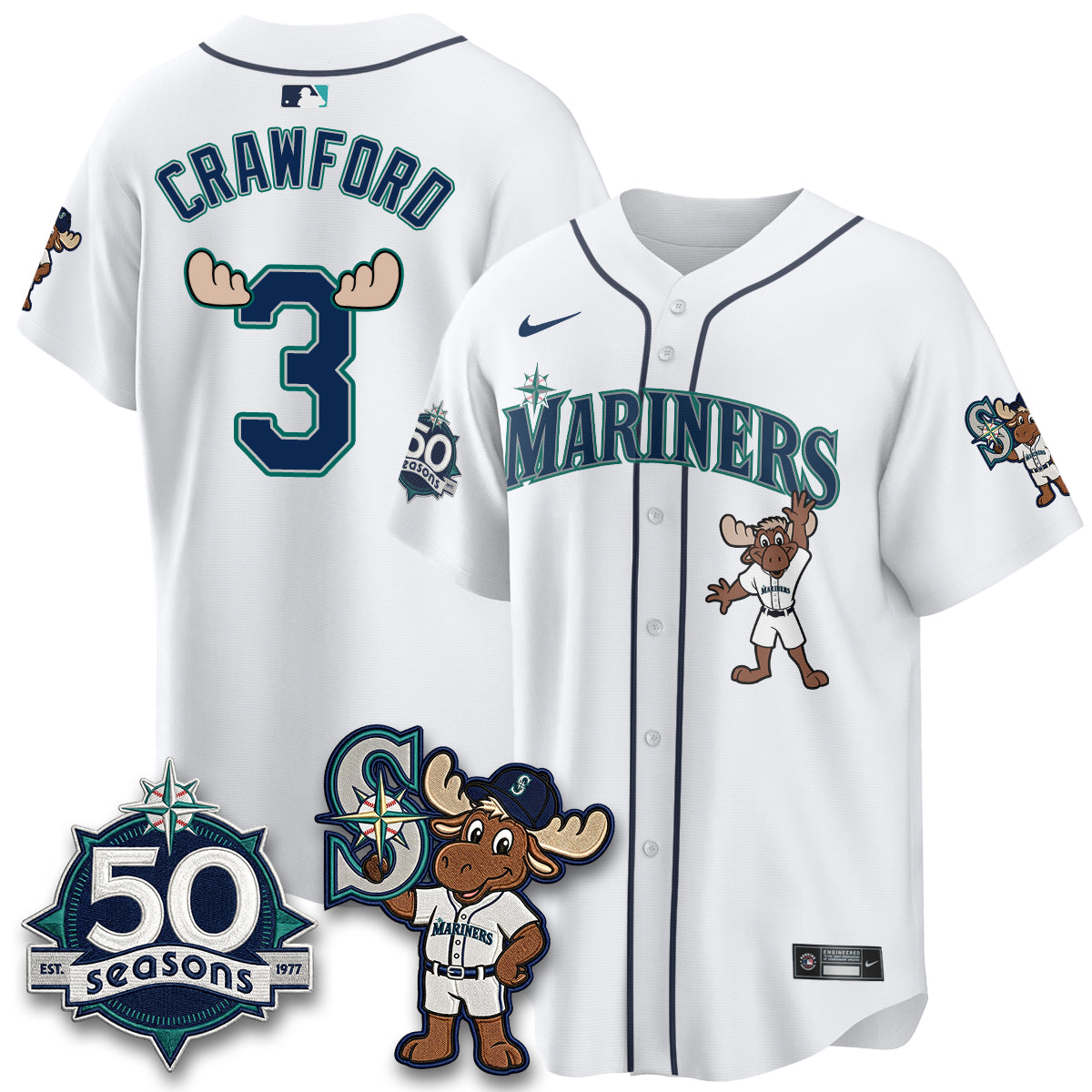 SEA Mascot Jersey - All Stitched-DTD
