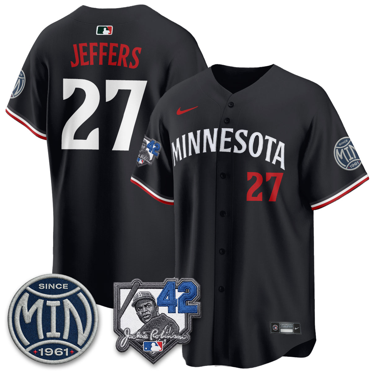 MIN 2026 Jackie Robinson Day Vapor Limited Jersey - All Stitched-DTD