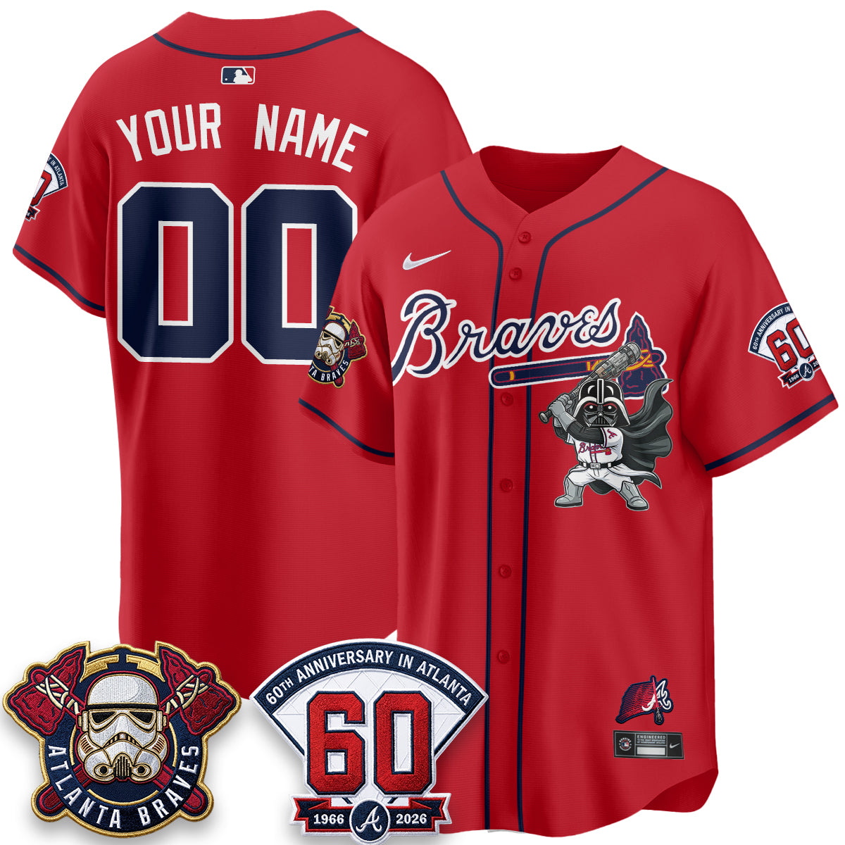 ATL x SW Vapor Limited Custom Jersey - Stitched-DTD