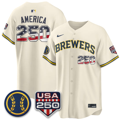 MIL Fourth of July Vapor Limited Jersey - Stitched-DTD