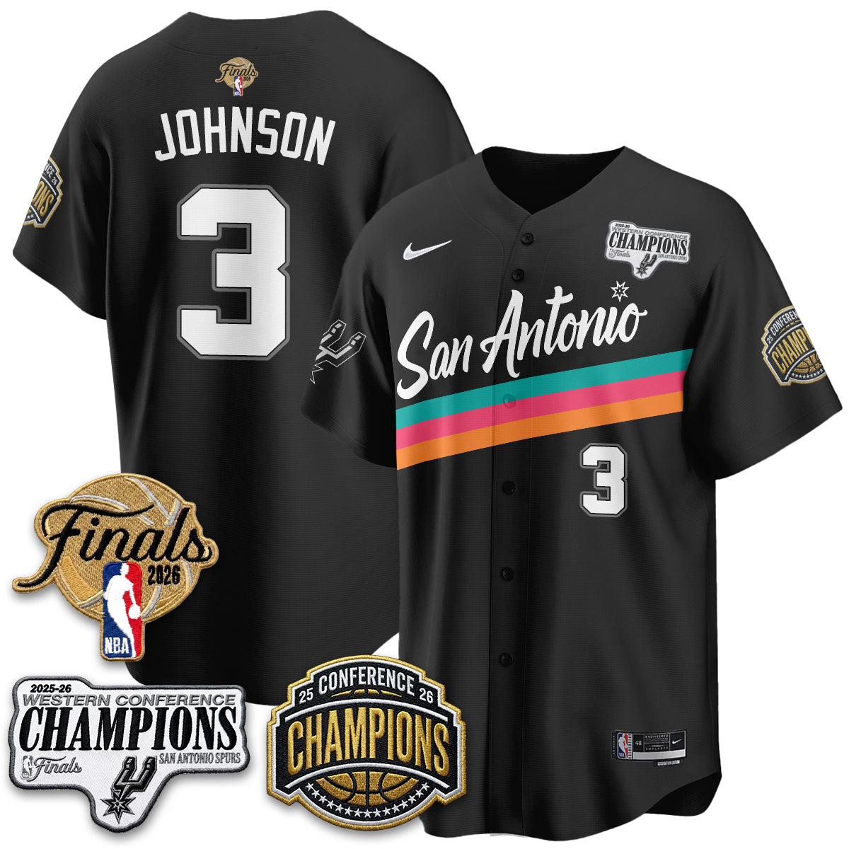 SAS 2026 Basketball Finals Vapor Jersey - Stitched-DTD