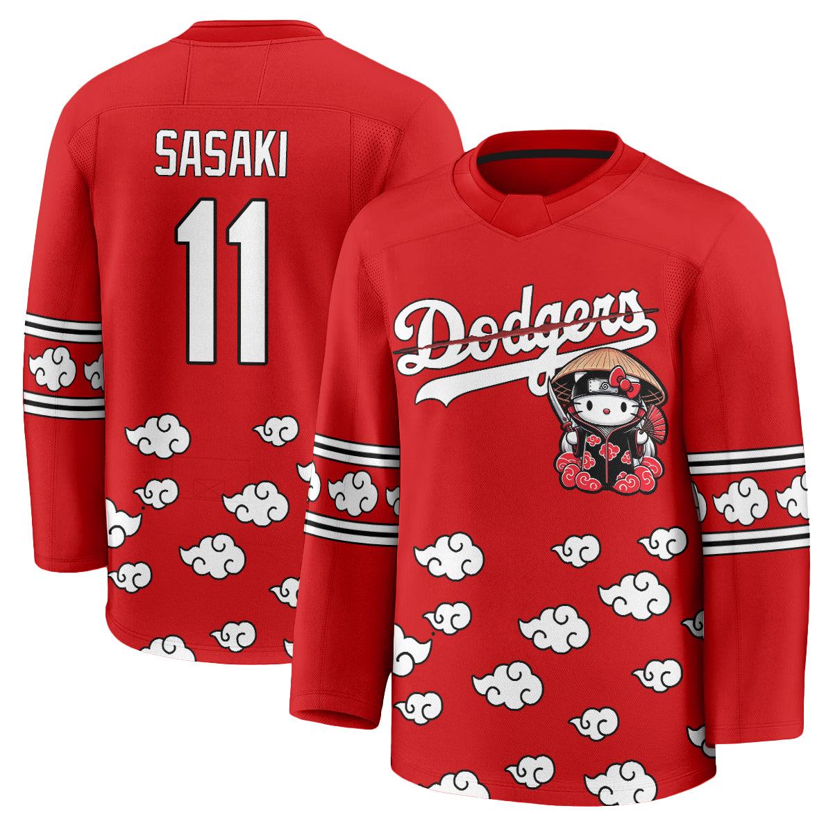 LAD Akatsuki Edition Vapor Hockey Jersey - Stitched-DTD
