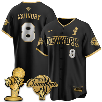 NYK 2026 NBA Champions Vapor Jersey - Stitched-DTD
