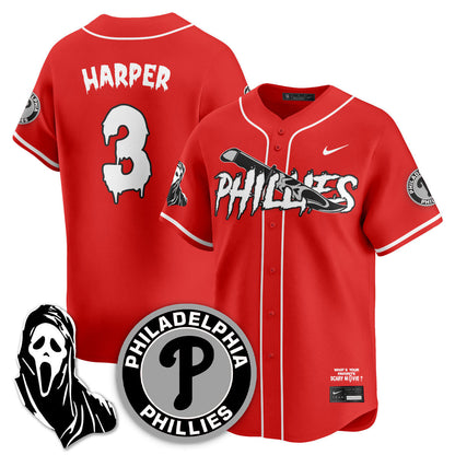 PHI "Scream Ghostface" Jersey - Stitched-DTD