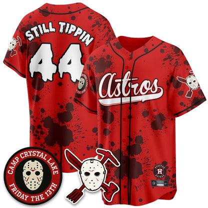 HOU "Friday the 13th" Jersey - All Stitched-DTD