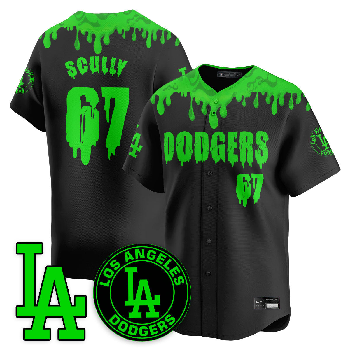 LAD "Slime Night Special" Jersey - Stitched-DTD