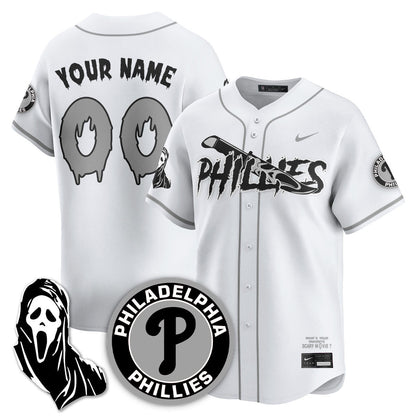 Custom PHI "Scream Ghostface" Jersey - Stitched-DTD