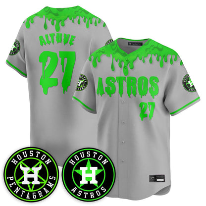 HOU "Slime Night Special" Jersey - Stitched-DTD