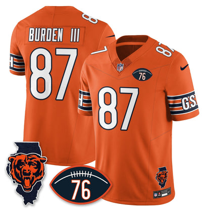 CHI Honor Steve McMichael Jersey - All Stitched-DTD