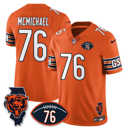 CHI Honor Steve McMichael Jersey - All Stitched-DTD
