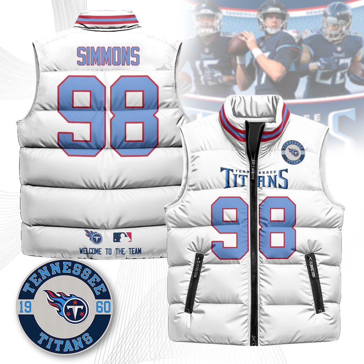TEN Unisex Puffer Vest-DTD