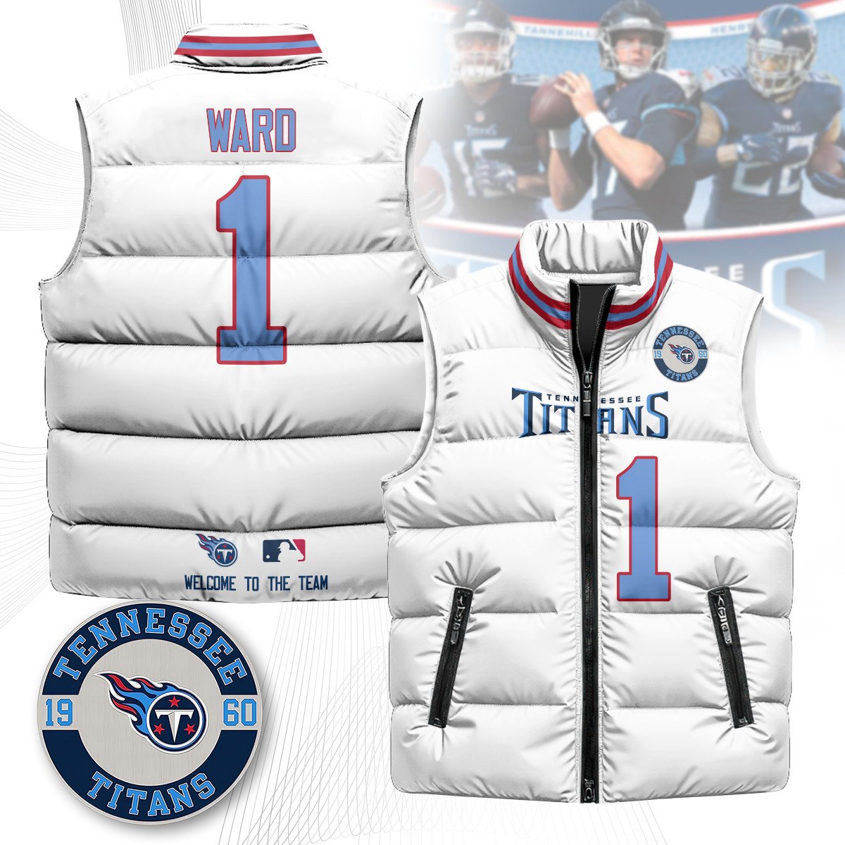 TEN Unisex Puffer Vest-DTD