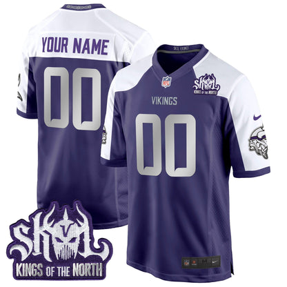 MIN 2024 Winter Warrior Skol Patch Game Custom Jersey - All Stitched-DTD