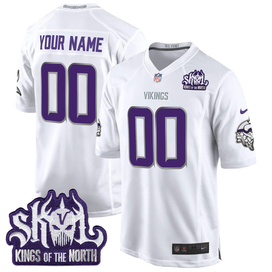 MIN 2024 Winter Warrior Skol Patch Game Custom Jersey - All Stitched-DTD